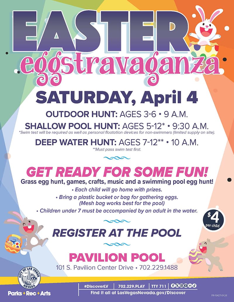 Easter Eggstravaganza at Pavilion Center Pool